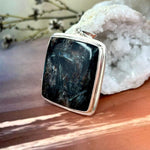 Nuummite Square Pendant