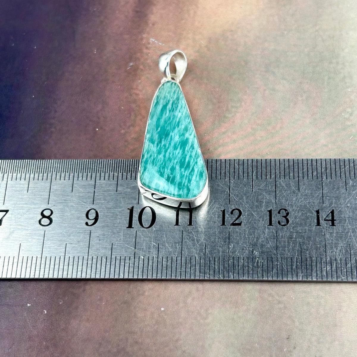 Amazonite In Sterling Silver Setting