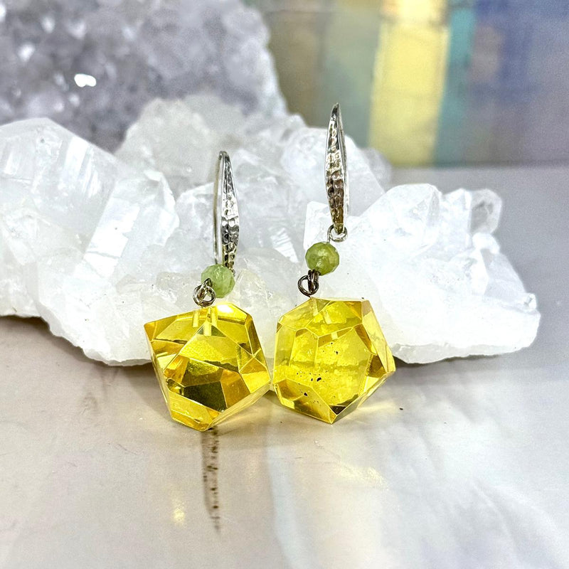 Amber And Peridot Jewellery