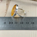 Unique Amber Ring