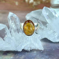 Real Citrine Silver Ring