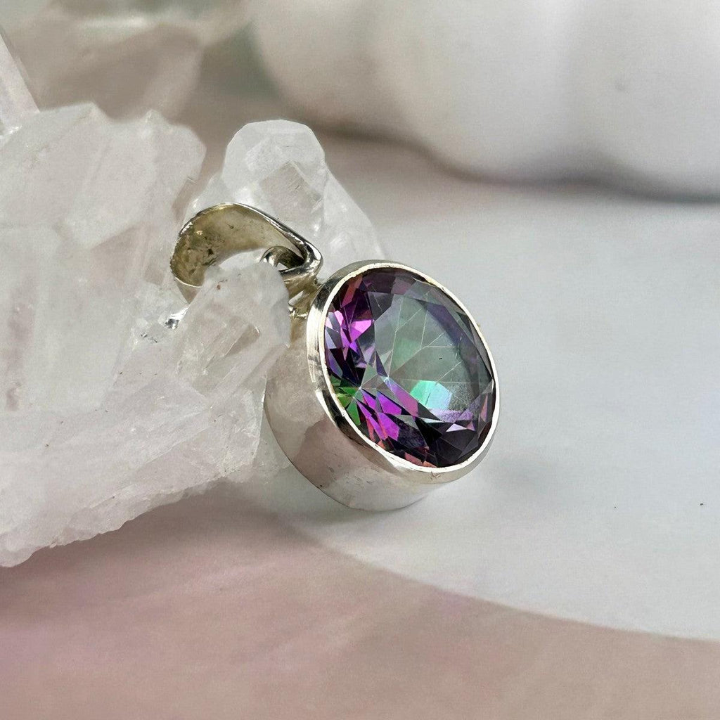Rainbow Coloured Crystal Pendant