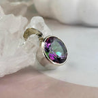 Rainbow Coloured Crystal Pendant