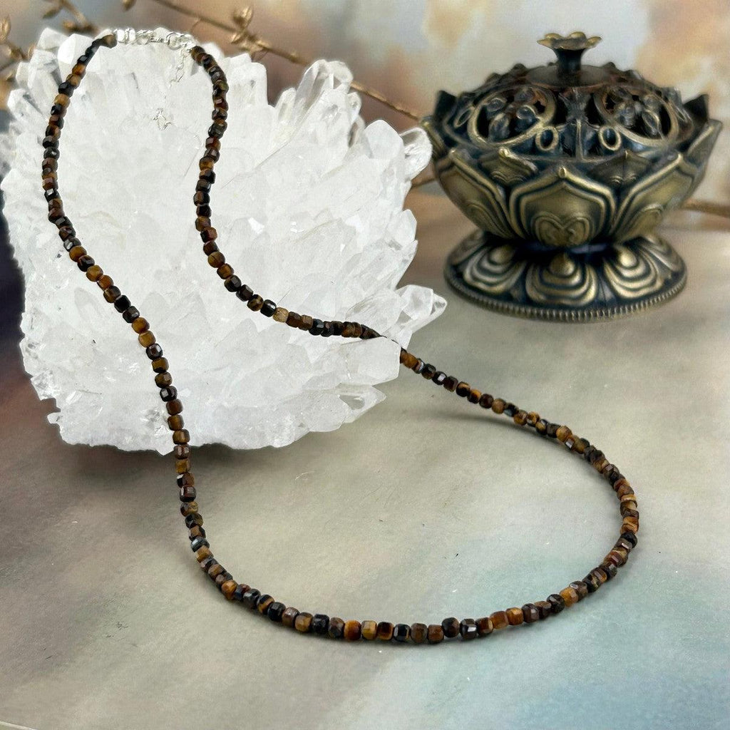 Tiger's Eye Beaded Necklace