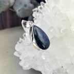 Vibrant Blue Labradorite Pendant