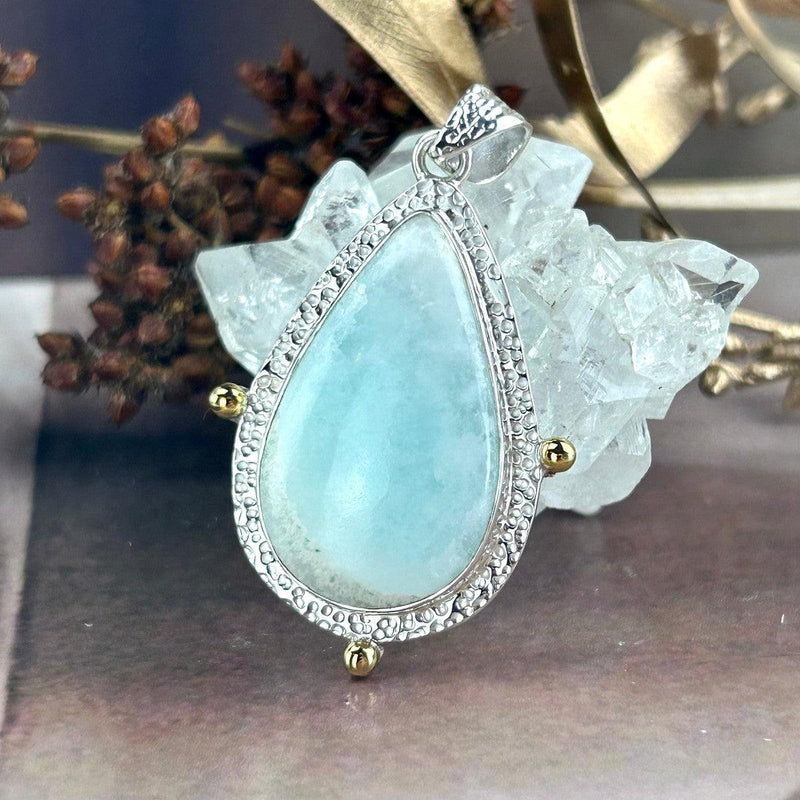 Pale Blue Crystal Pendant