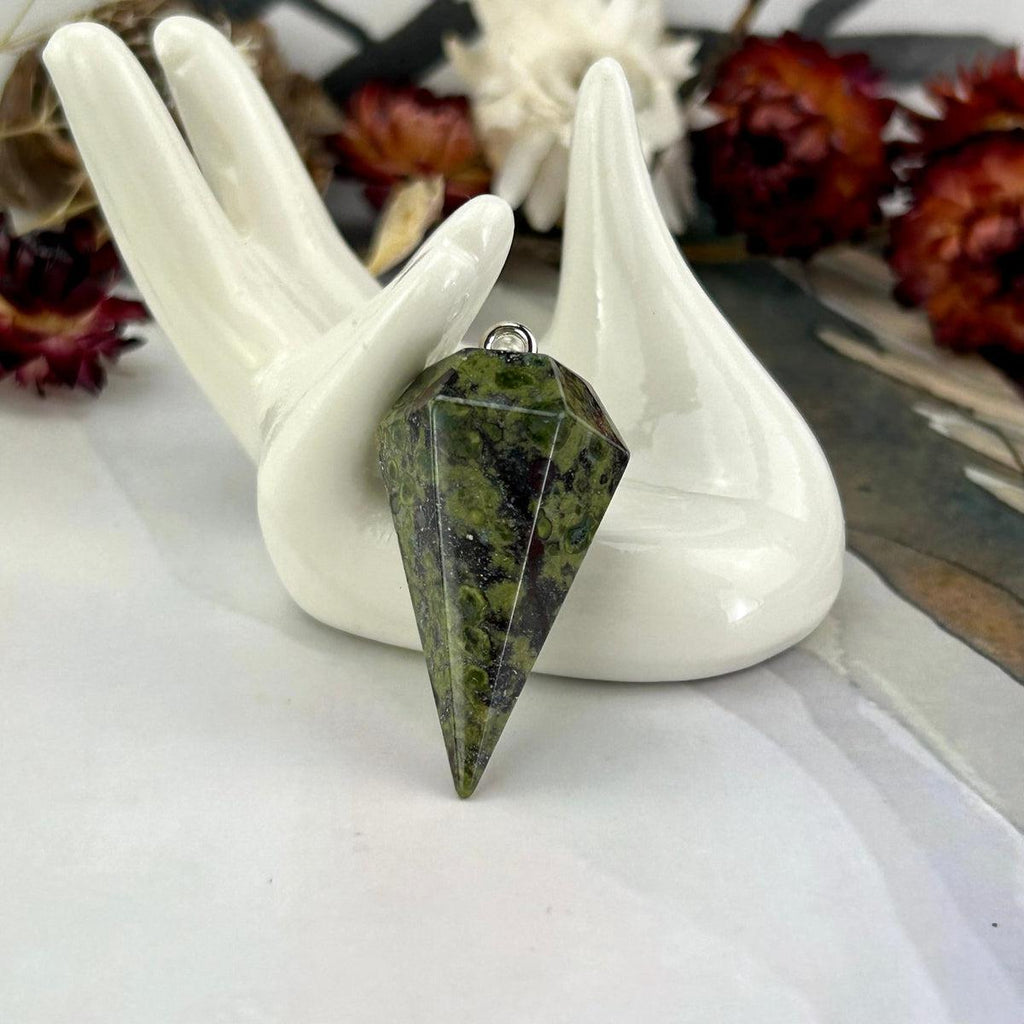 Dragon Stone Jasper Pendulum