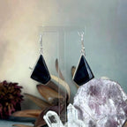 Navy Blue Crystal Earrings