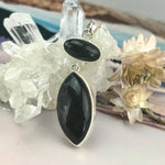 Elegant Obsidian Pendant