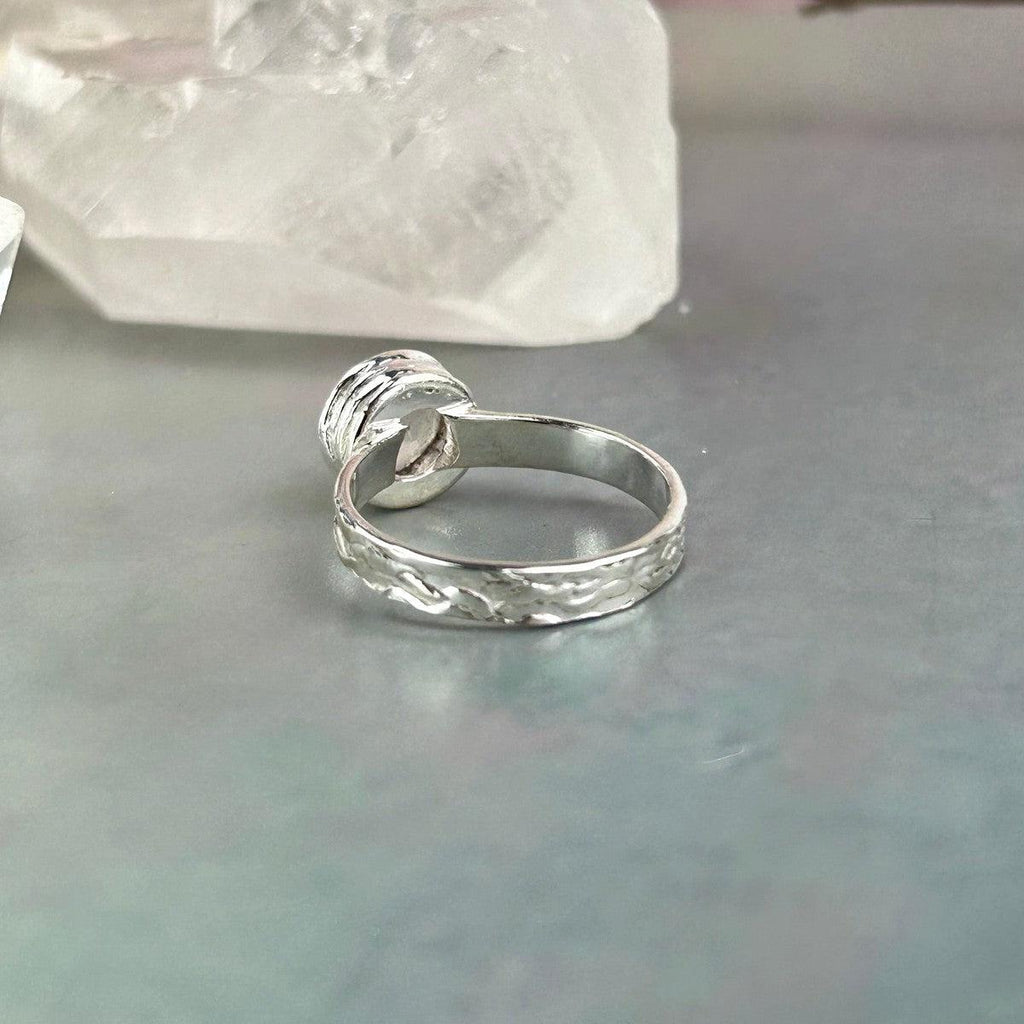 Sterling Silver Rose Quartz Ring