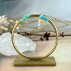 Amazonite Sterling Silver Point Earrings