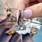 Contemporary Design Gemstone Earrings