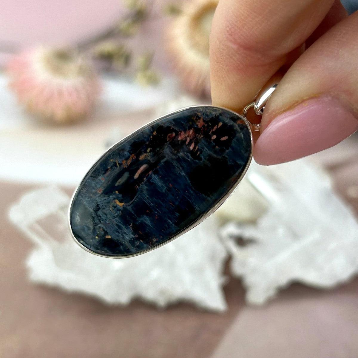 Oval Pietersite Pendant