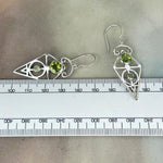 Contemporary Design Gemstone Earrings