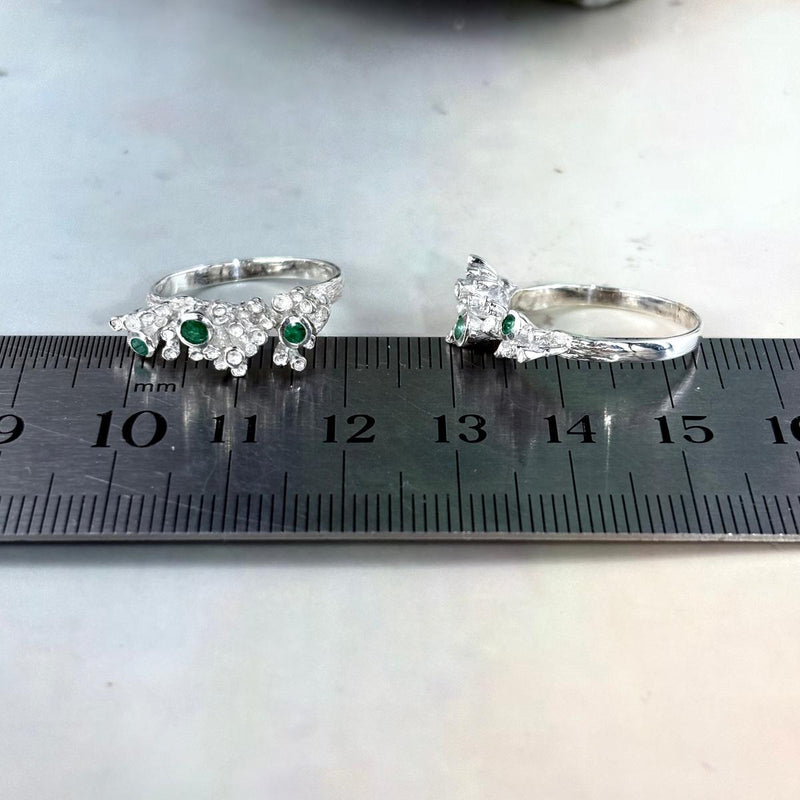 Organic Design Gemstone Ring