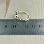 Real Citrine Silver Ring