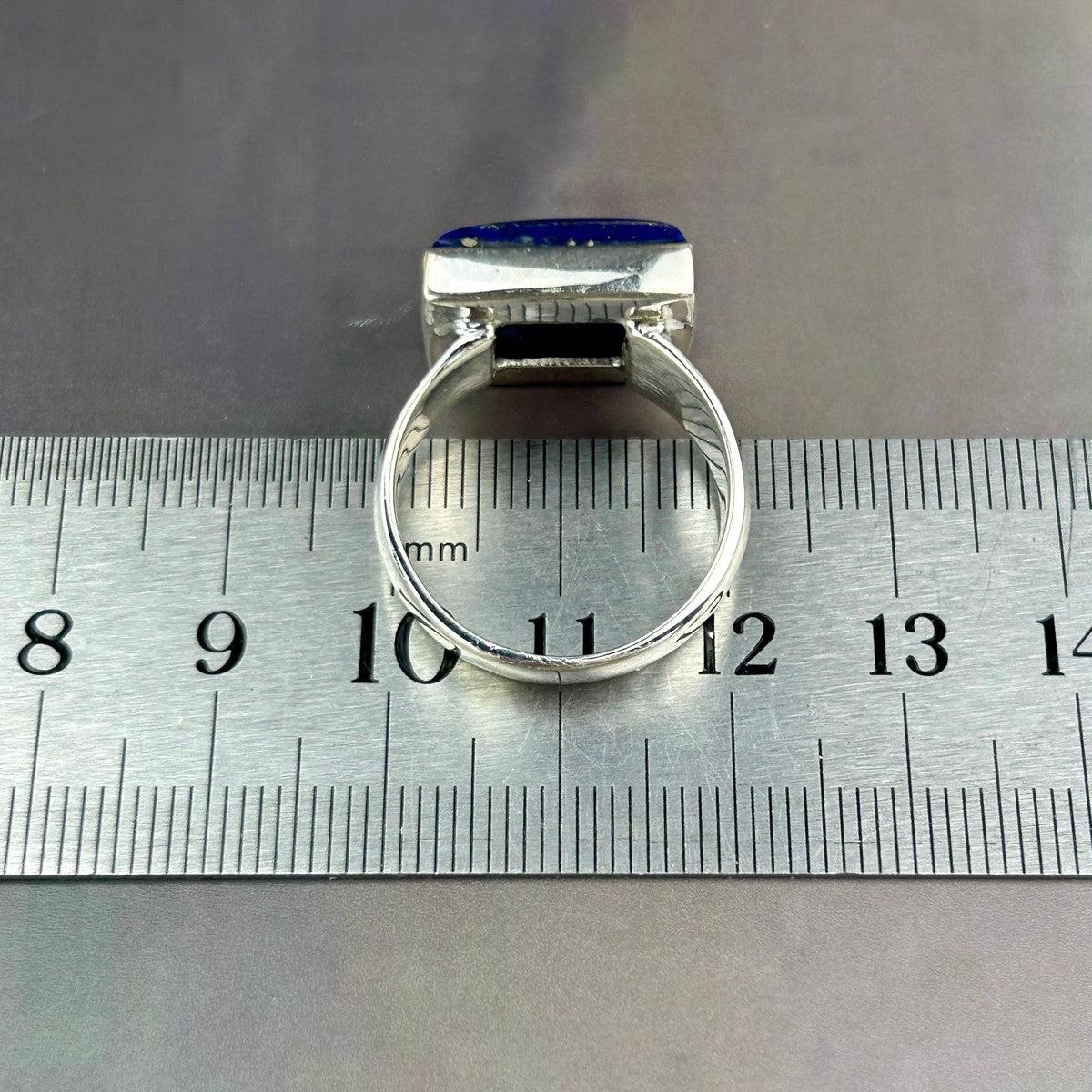 Lapis Lazuli Contemporary Ring