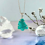 Unique Turquoise Crystal Pendant