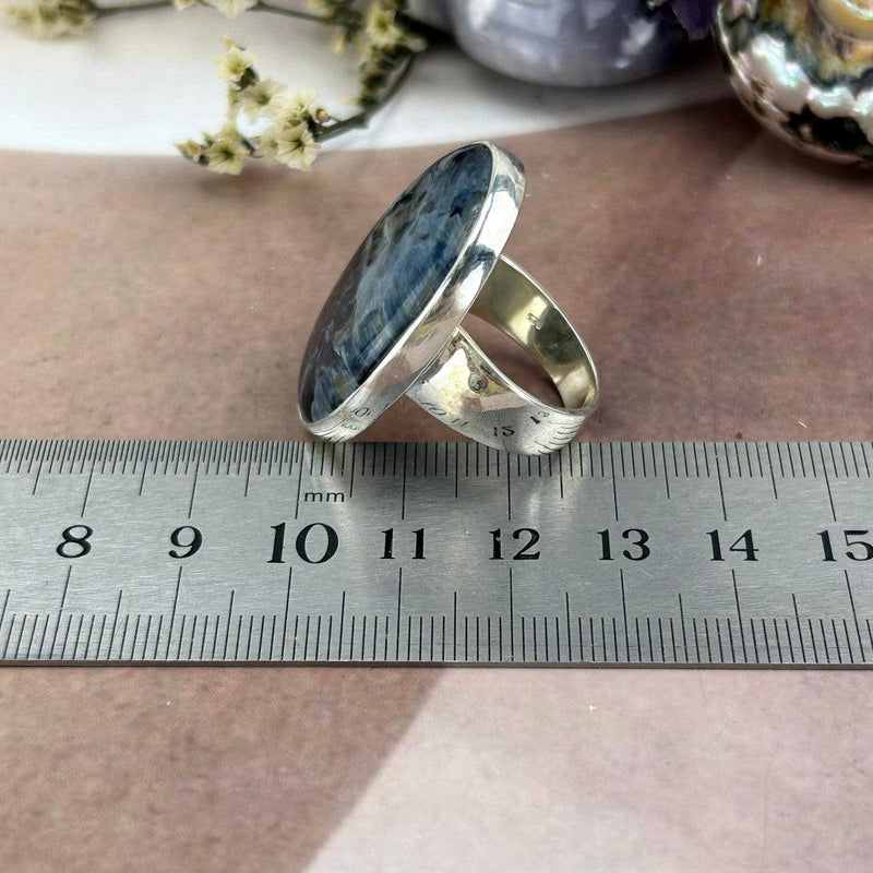 Large Stone Silver Ring