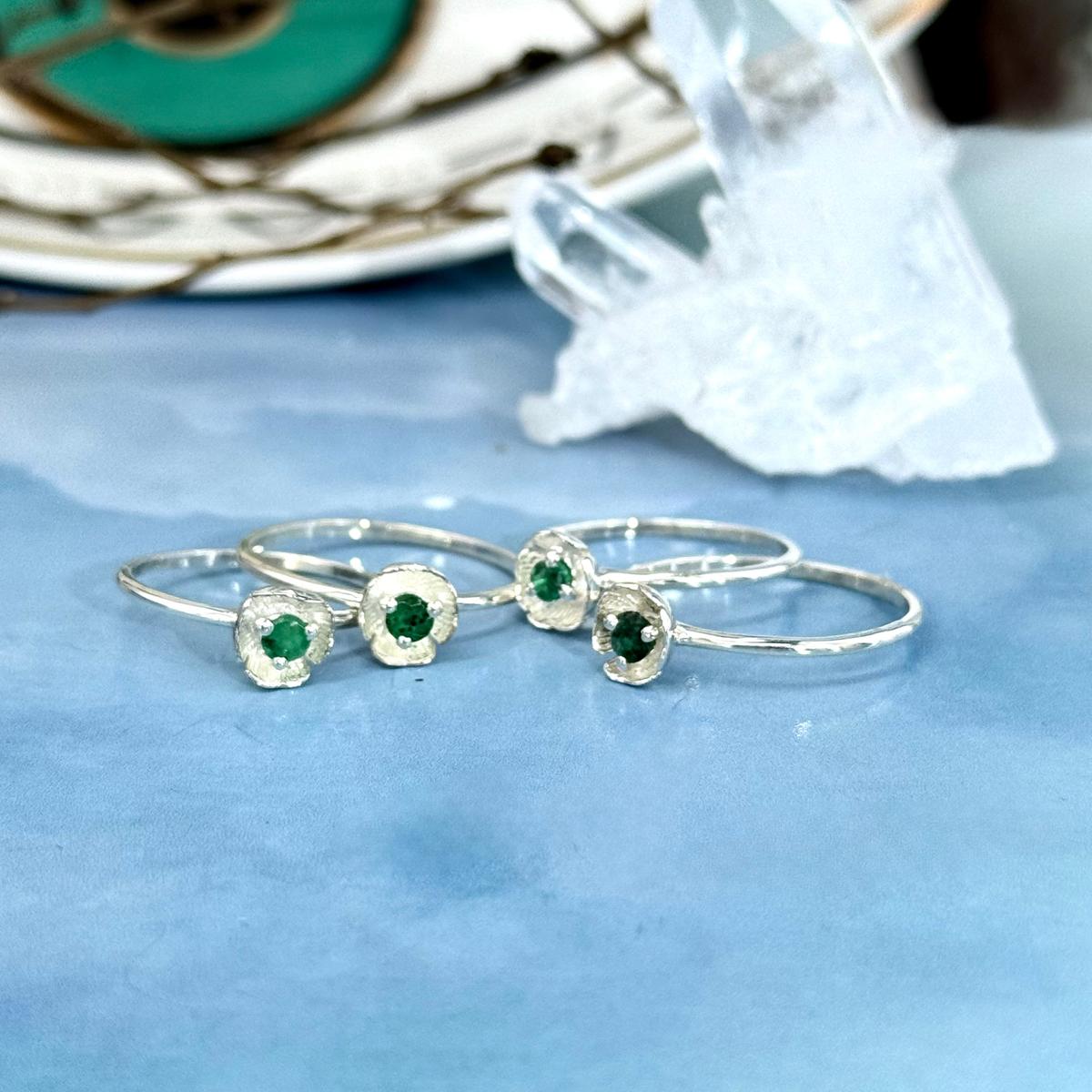 Girls Emerald Ring