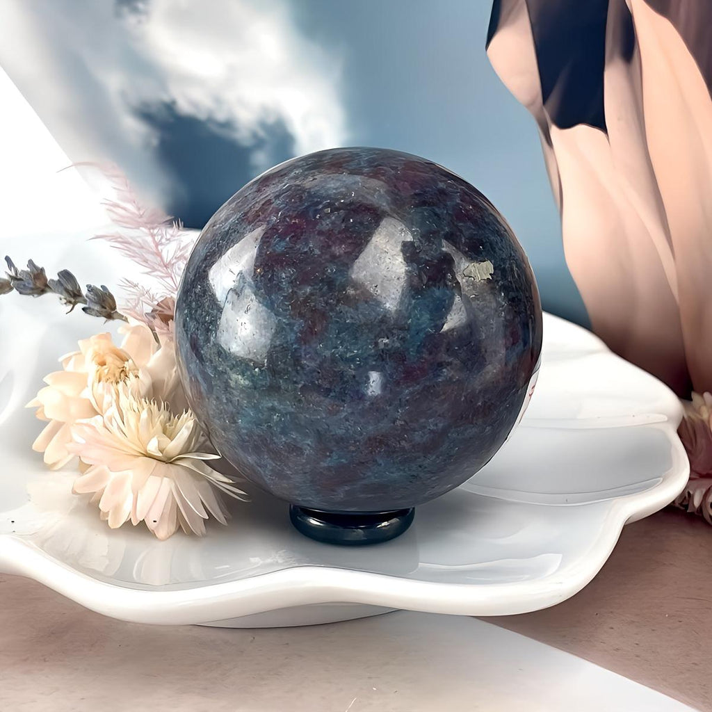 Ruby Kyanite Crystal Ball 6cm
