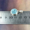 Aquamarine Crystal Silver Pendant