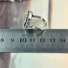 Bird Sterling Silver Crystal Ring