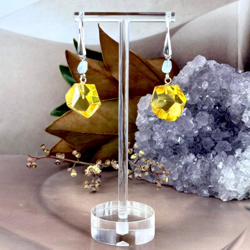 Real Amber Earrings