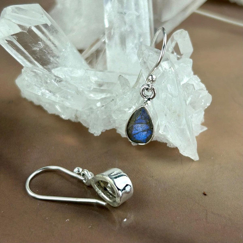 Blue Labradorite Drop Earrings