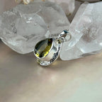 Teardrop Cut Gemstone Pendant