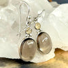 Golden Brown Crystal Earrings