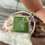 Green Stone Contemporary Pendant