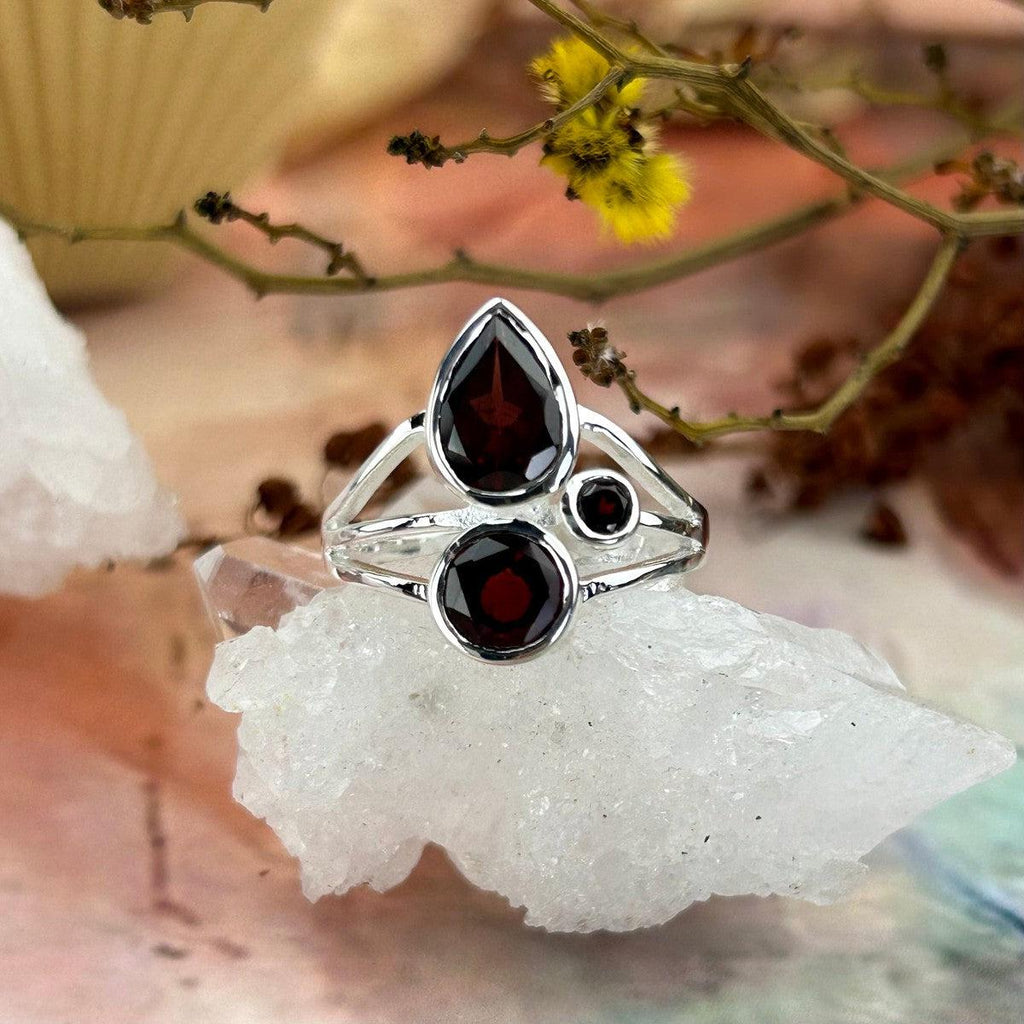 Multi Stone Crystal Ring