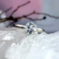Brilliant Cut Aquamarine Ring