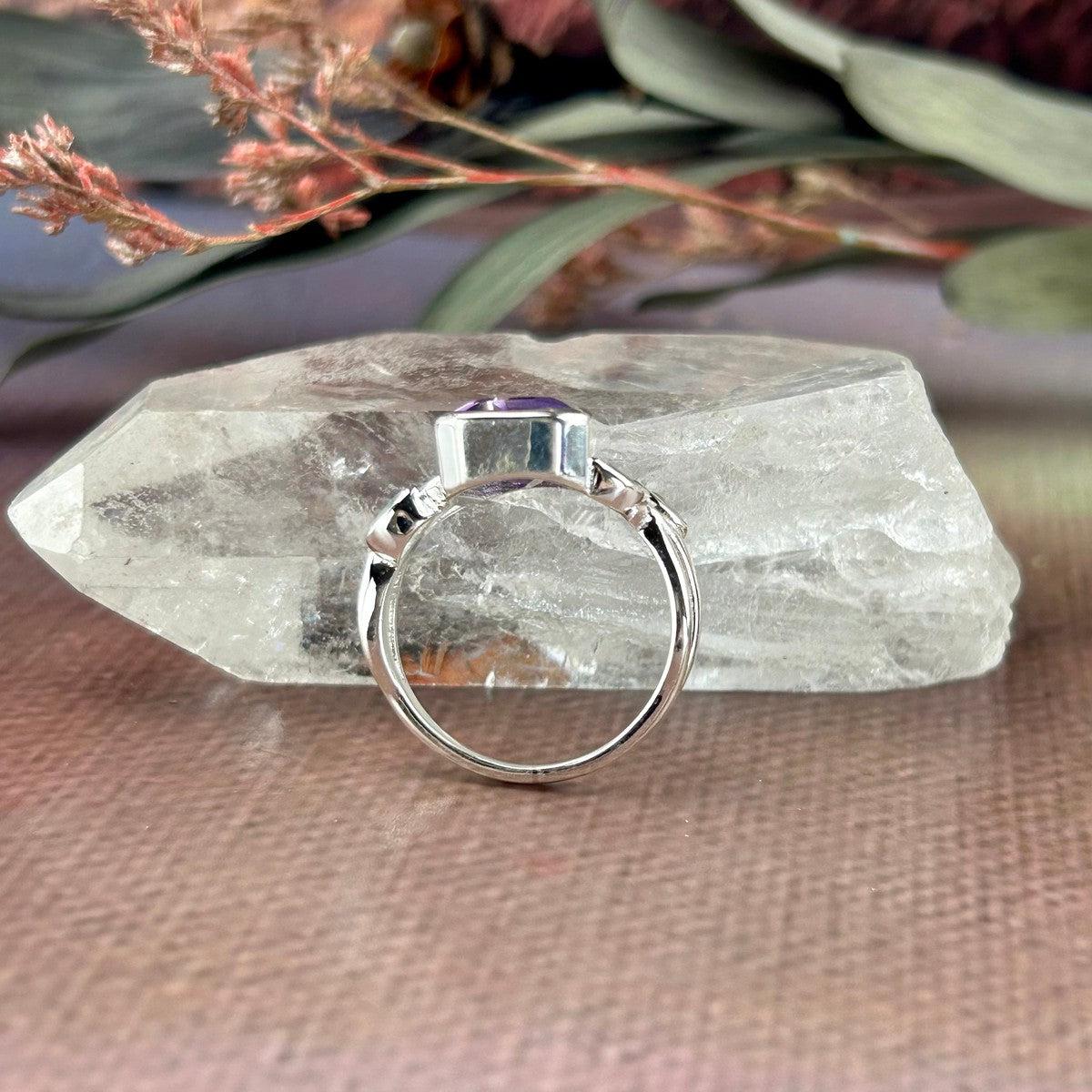 Purple And Blue Gemstone Ring