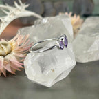 Amethyst Oval Cut Ring