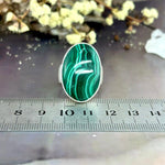 Malachite Oval Ring