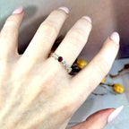 Flower Gemstone Ring