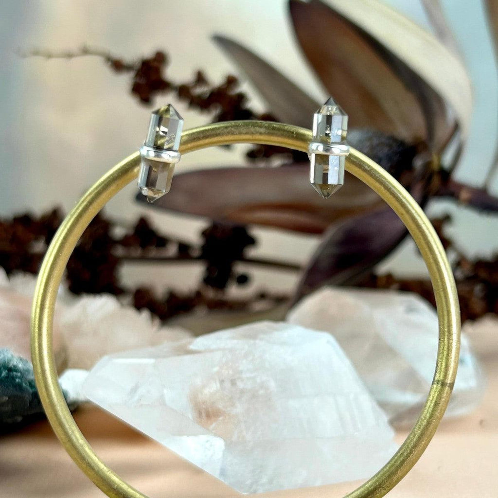 Small Crystal Bar Studs