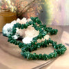 Green Aventurine Chip Bead Crystal Bracelet