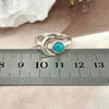 Sterling Silver Moon Ring