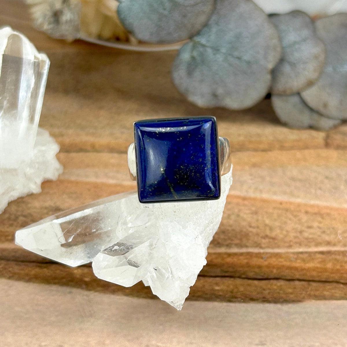 Vibrant Blue Stone Ring