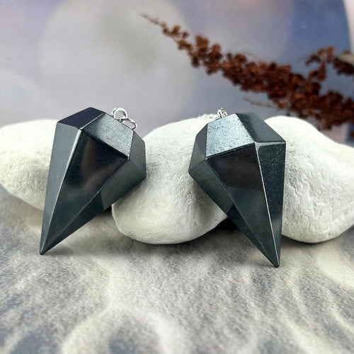 Hematite Crystal Pendulum