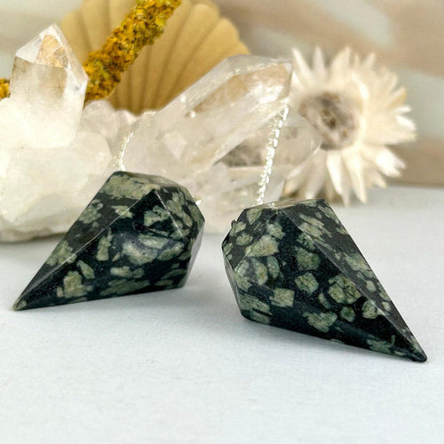 Chinese Writing Rock Pendulum