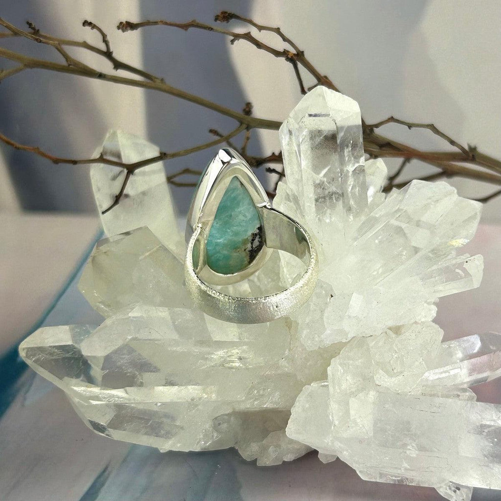 Amazonite Large Size Ring