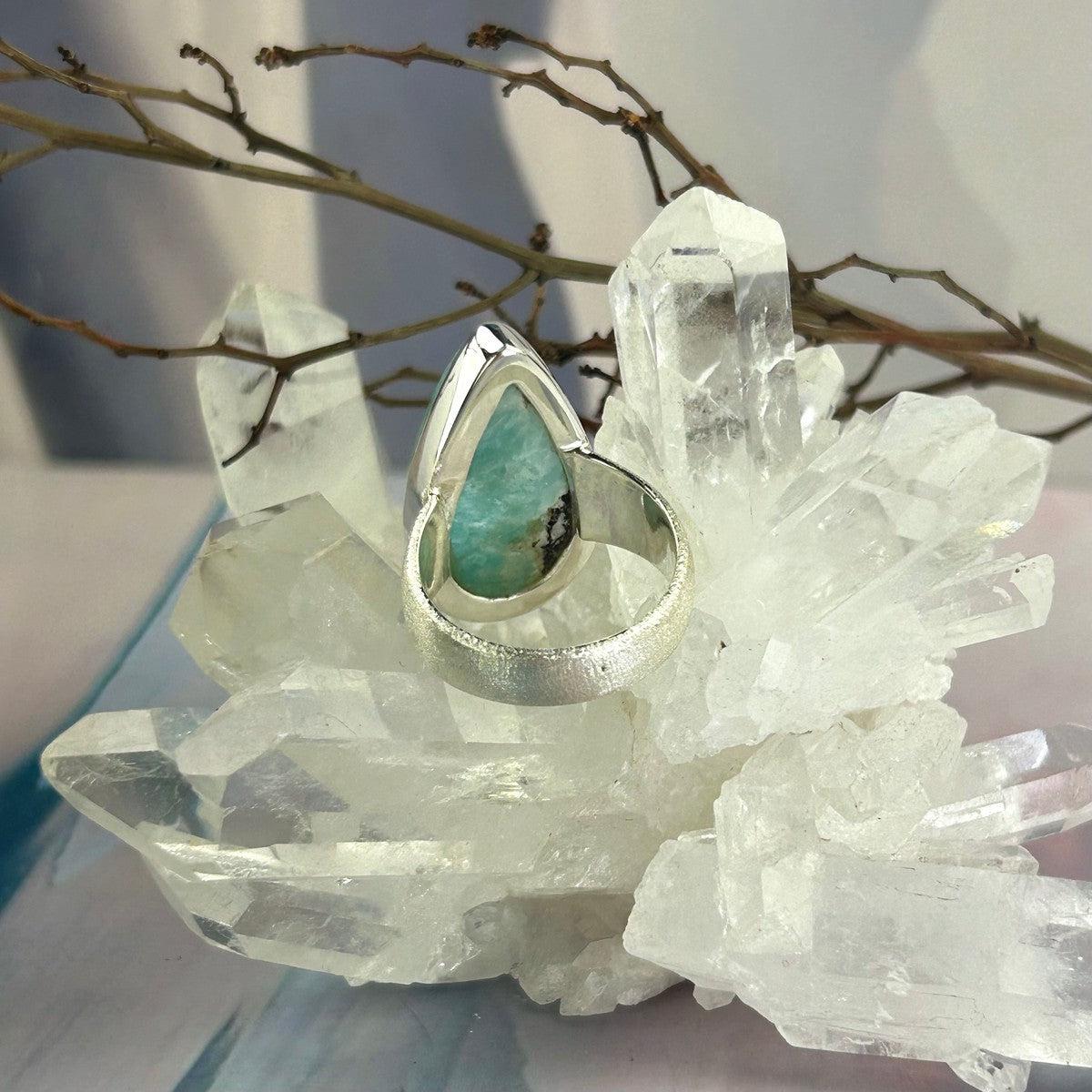 Amazonite Large Size Ring