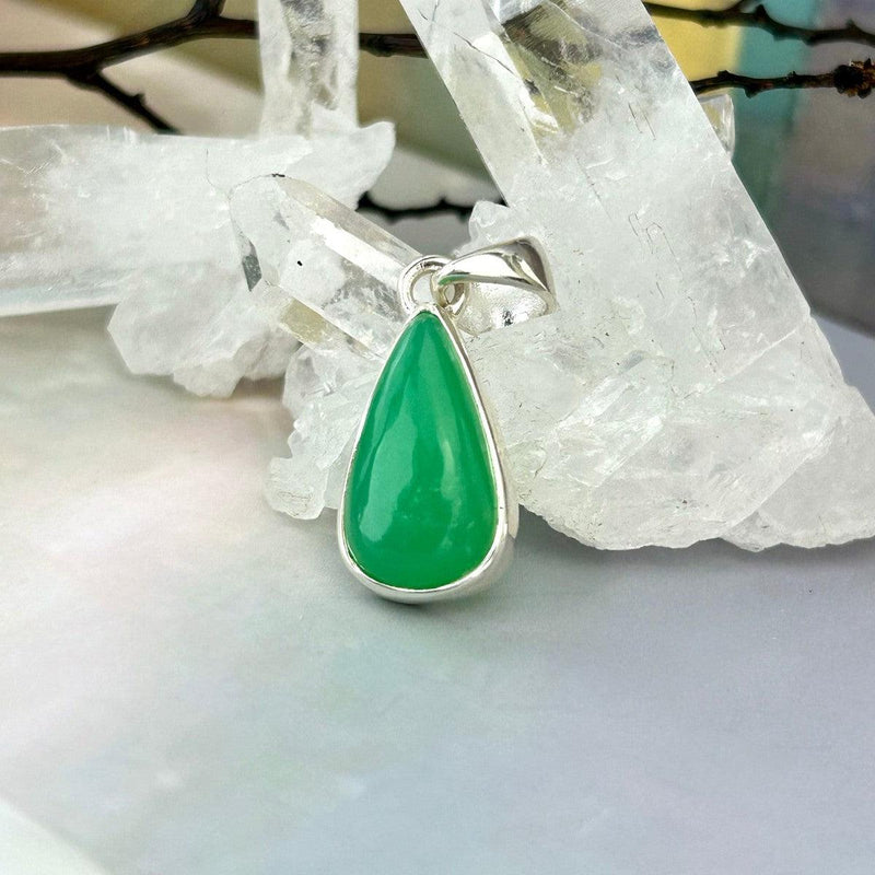 Petite Green Crystal Pendant