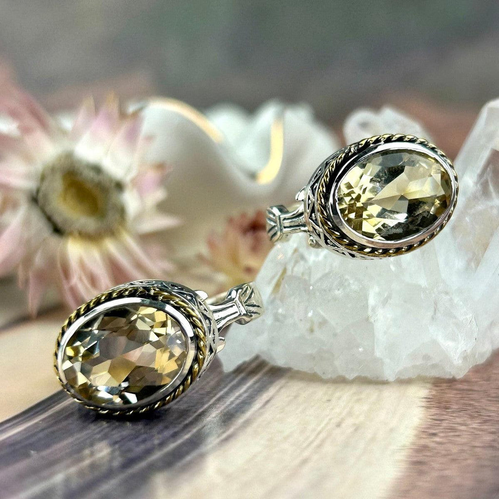 Oval Cut Citrine Ring