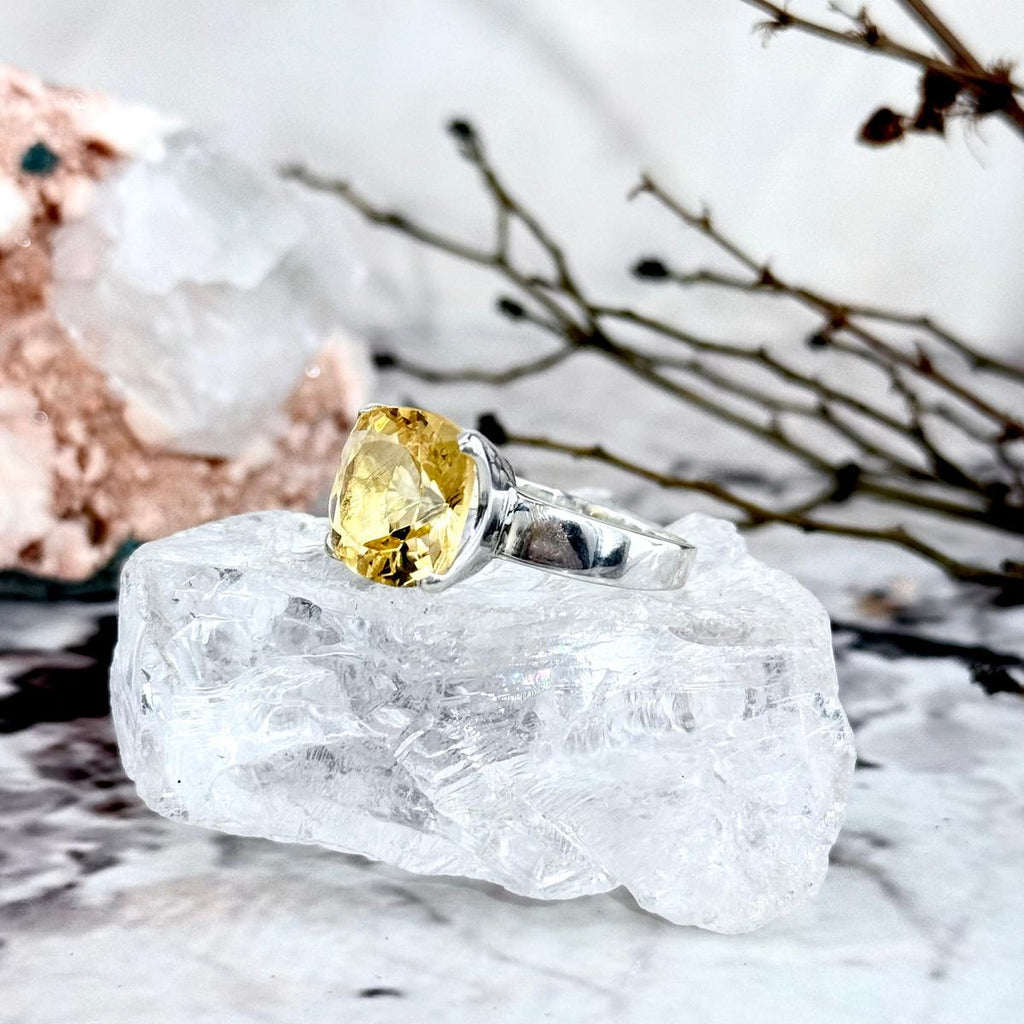 Citrine Sterling Silver Ring