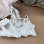 Round Aquamarine Ring